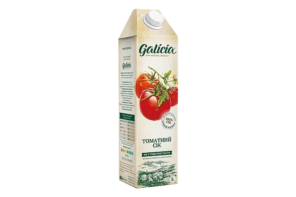 Сік томатний Galicia 1л