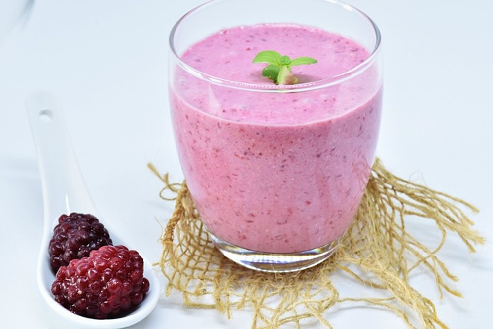 smoothie de fresa 12 oz