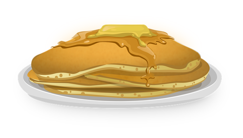 hotcakes con cafe del dia