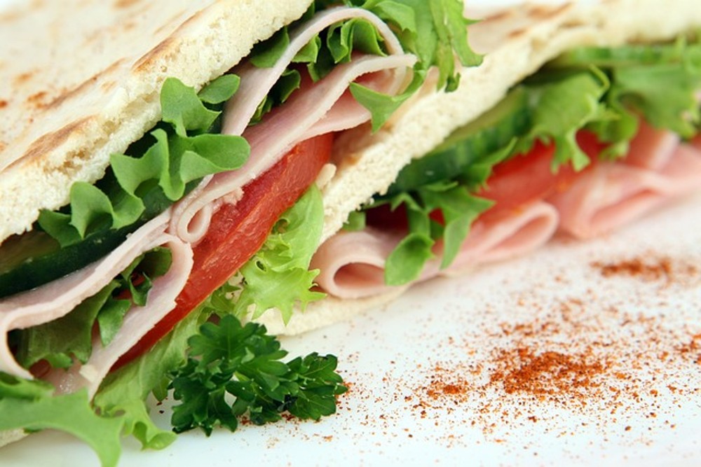 sandwich de tocino al maple