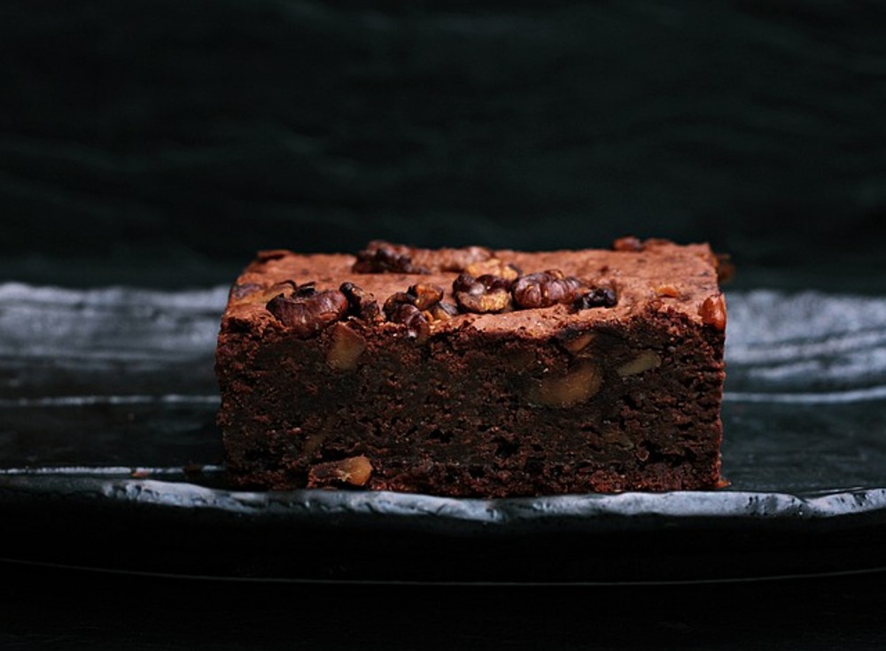 Brownie de chocolate y capuchino
