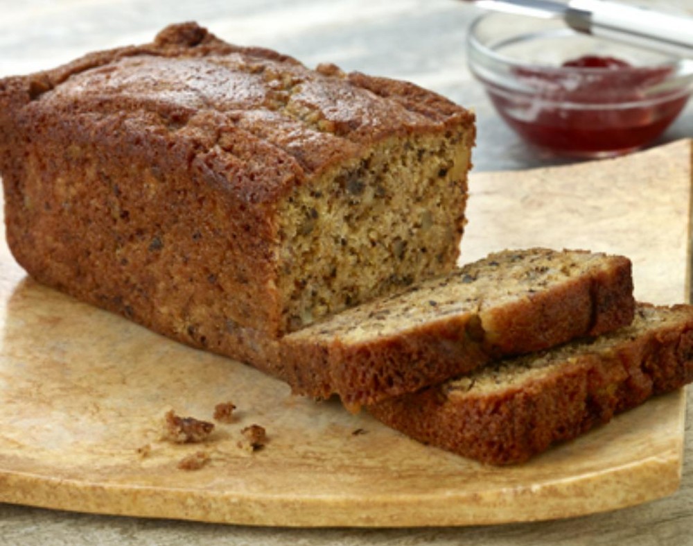 Pan de platano y avena