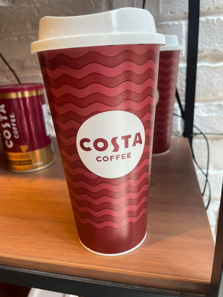 Thermo de plastico Costa Coffee