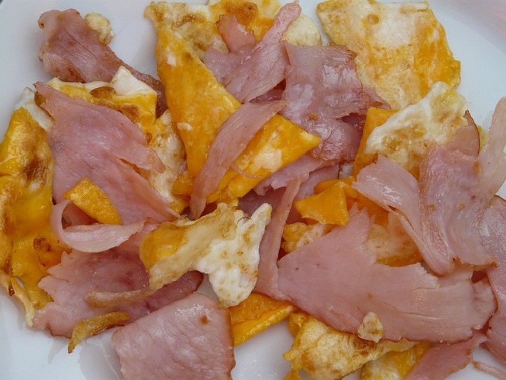 huevos con jamon