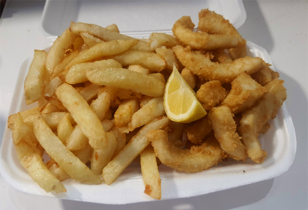 Calamari 250g & Chips 300g LARGE