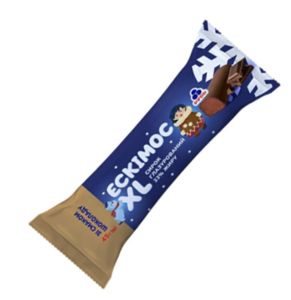 Сирок Ескімос XL зі смаком шоколаду, 45 г.
