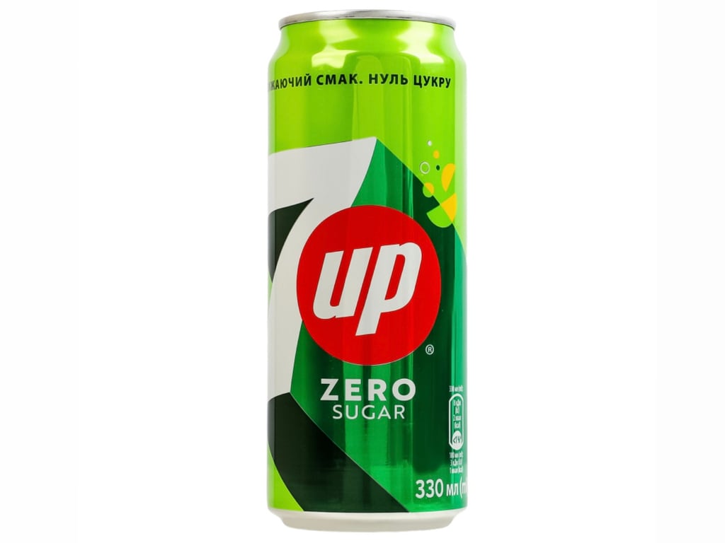 Напій 7 Up, ж/б 0,33 л