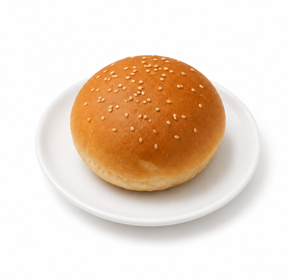 White Burger Bun