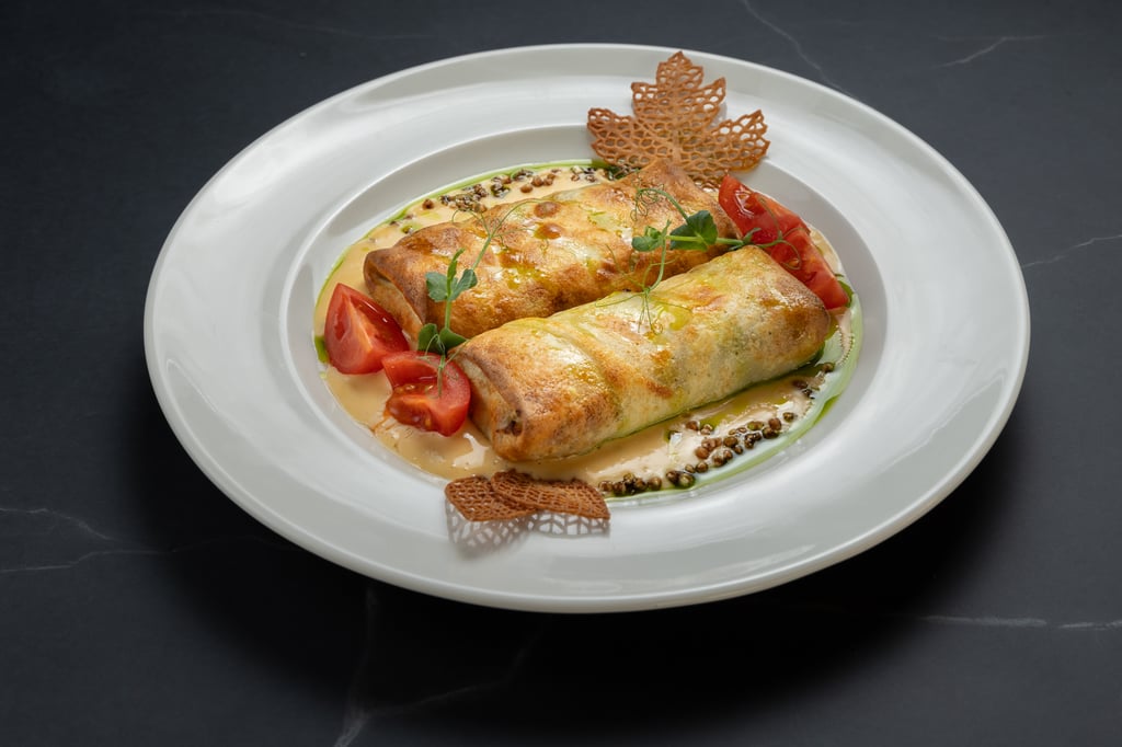 Млинці з грибами та куркою, порц.