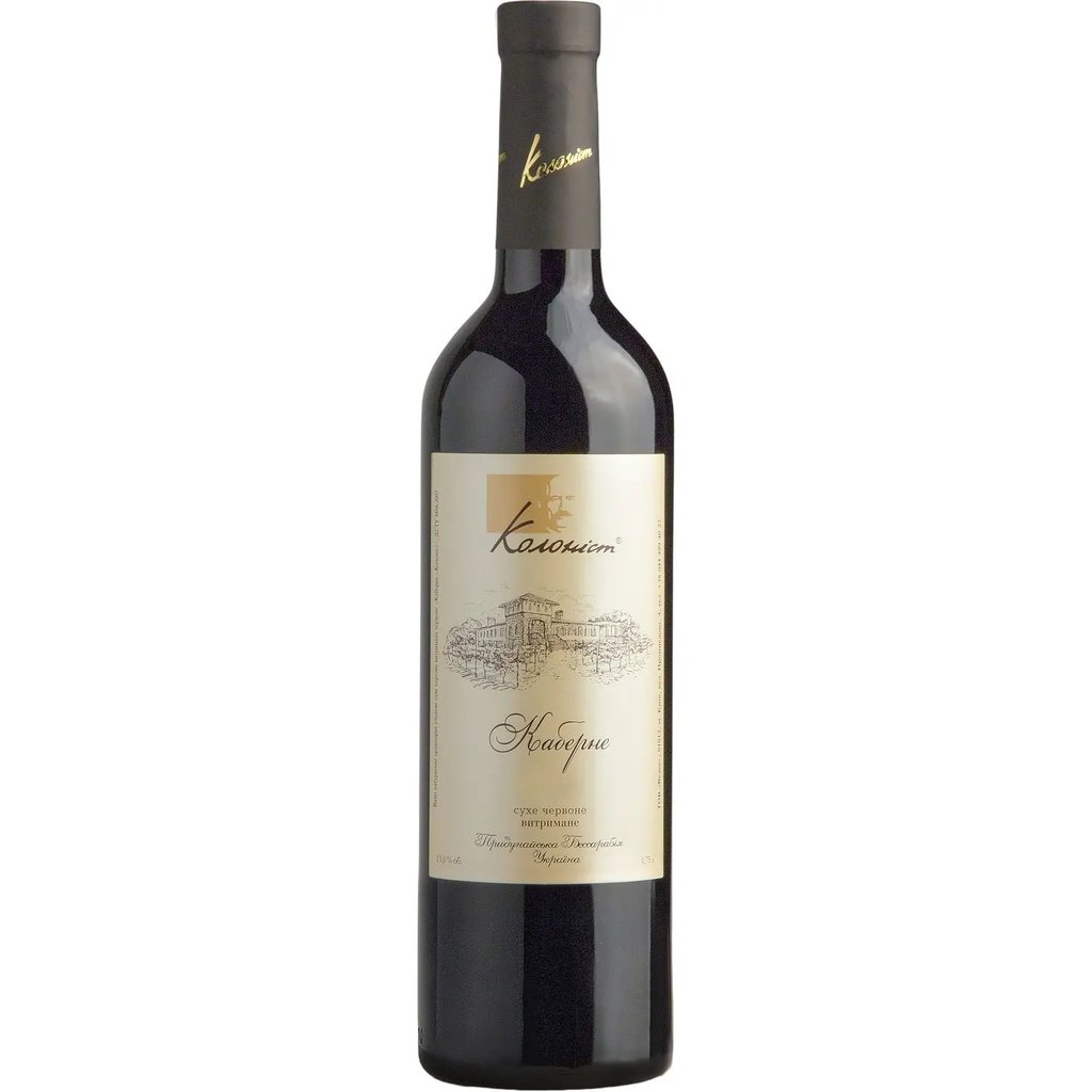 Вино Колоніст, Cabernet Sauvignon чер сухе, Украіна, Одеса 125мл.