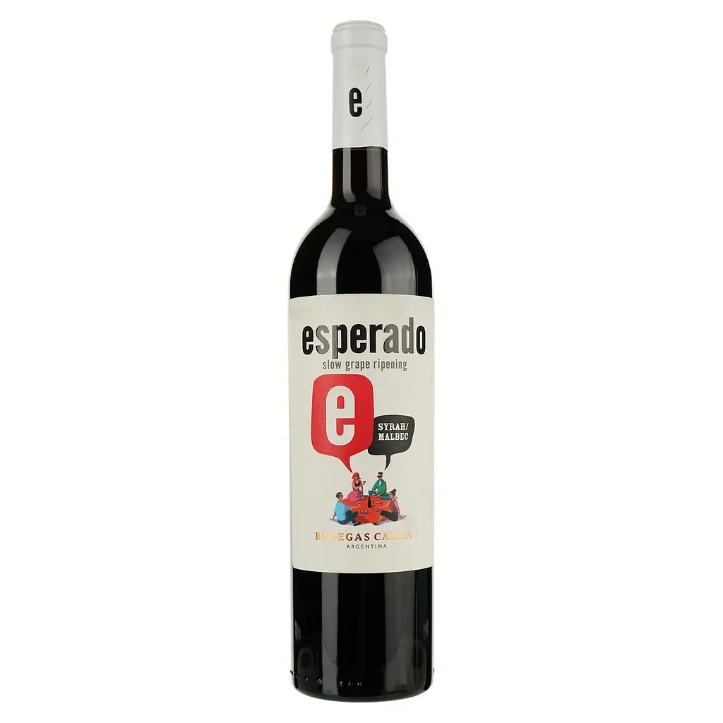 Вино Callia, Shiraz Malbec Esperado черв. напівсолодке, Аргентина (пляшка)0,75л.