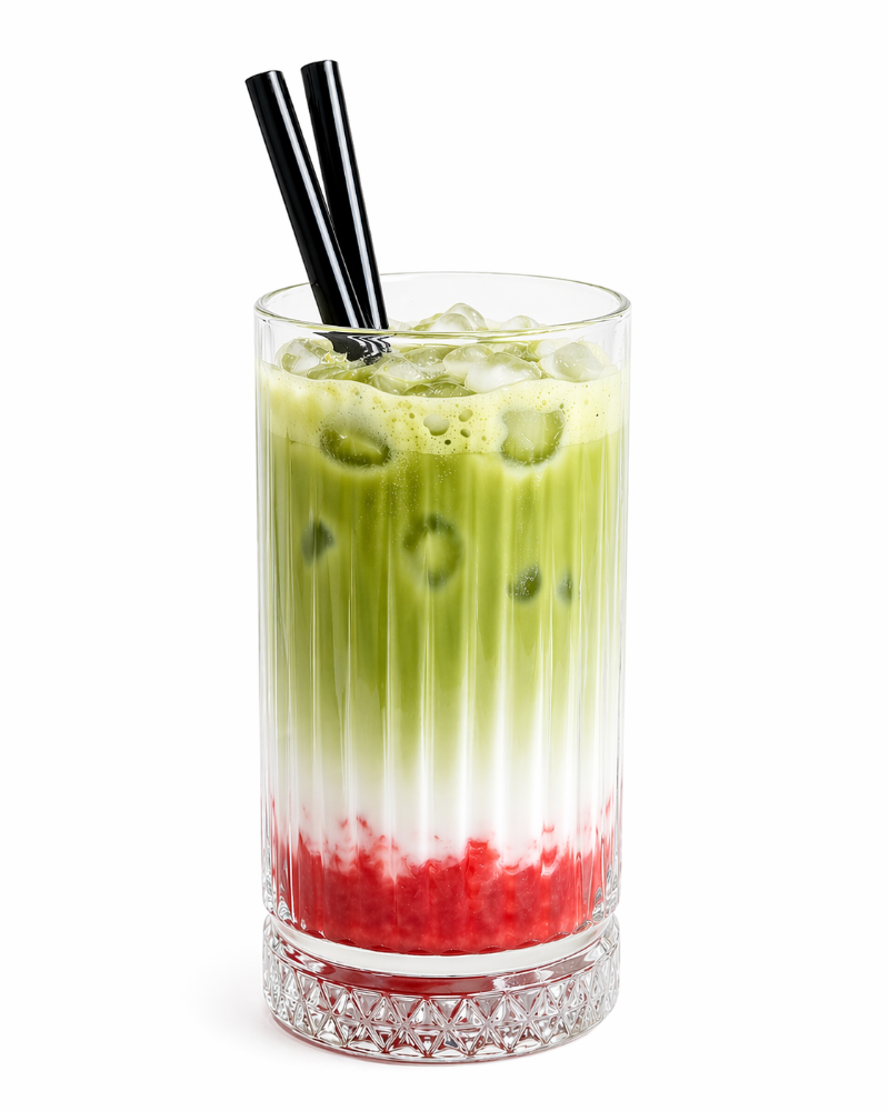 Strawberry Matcha Latte