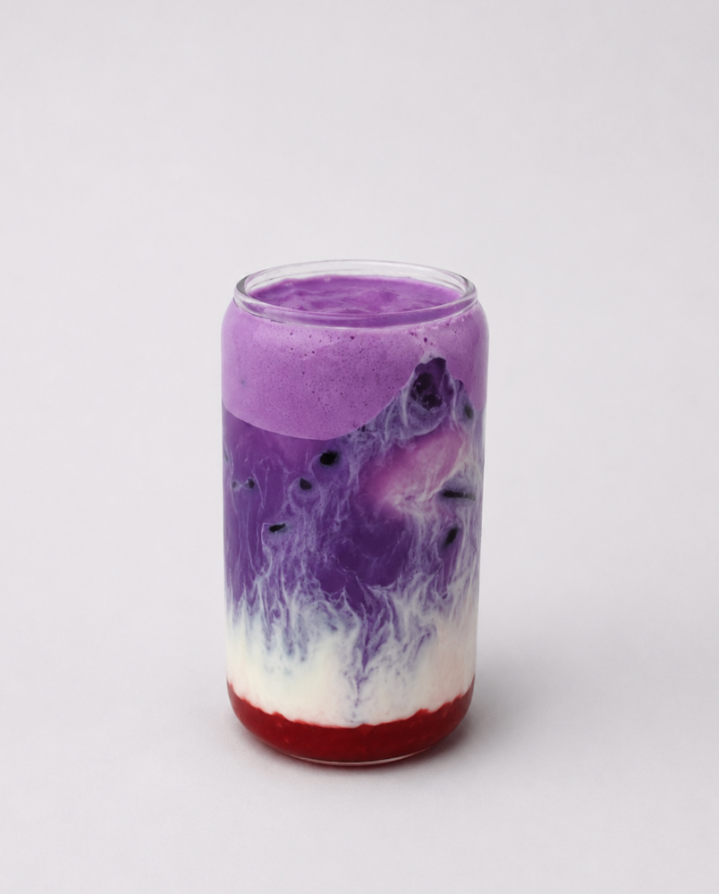 NEW Ube Strawberry Latte 