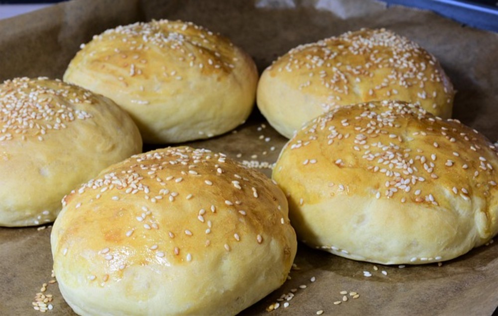 Burger bun white 1 pcs - AC