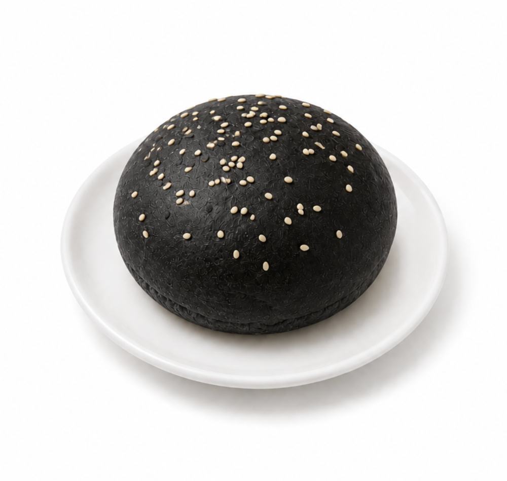 Black Burger Bun