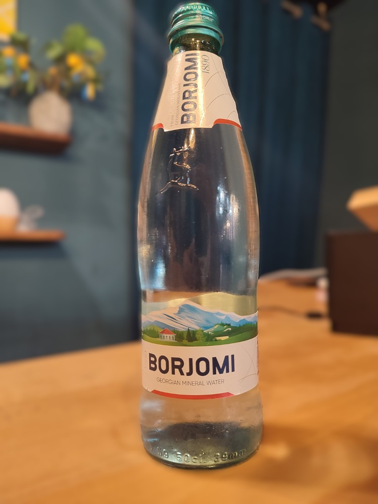 Borjomi вода газ скло 0,5л