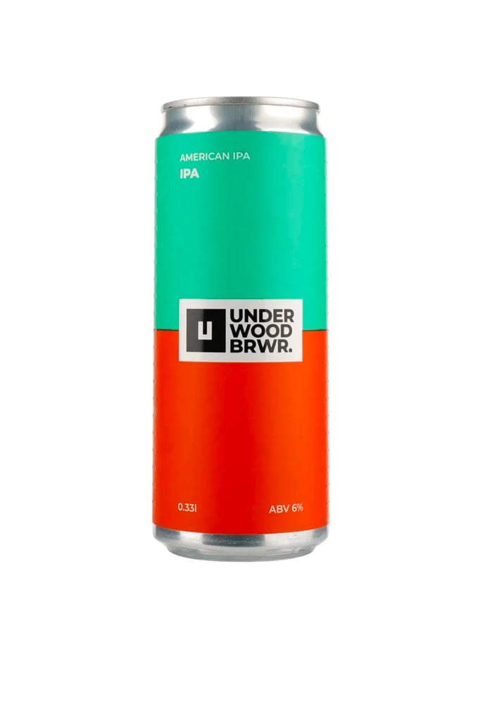 Пиво світле Underwood American IPA, банка 0,33 л
