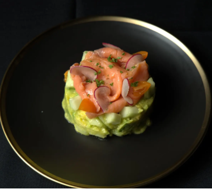Cafe Salmon Avocado & Cucumber Salad