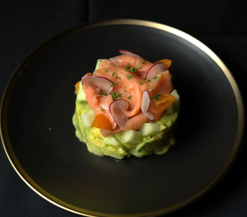 Salmon Avocado & Cucumber Salad