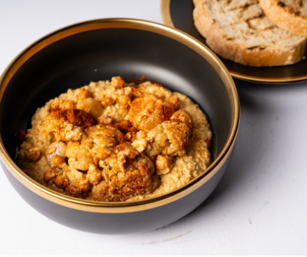 Cafe Smoked Cauliflower with Hummus