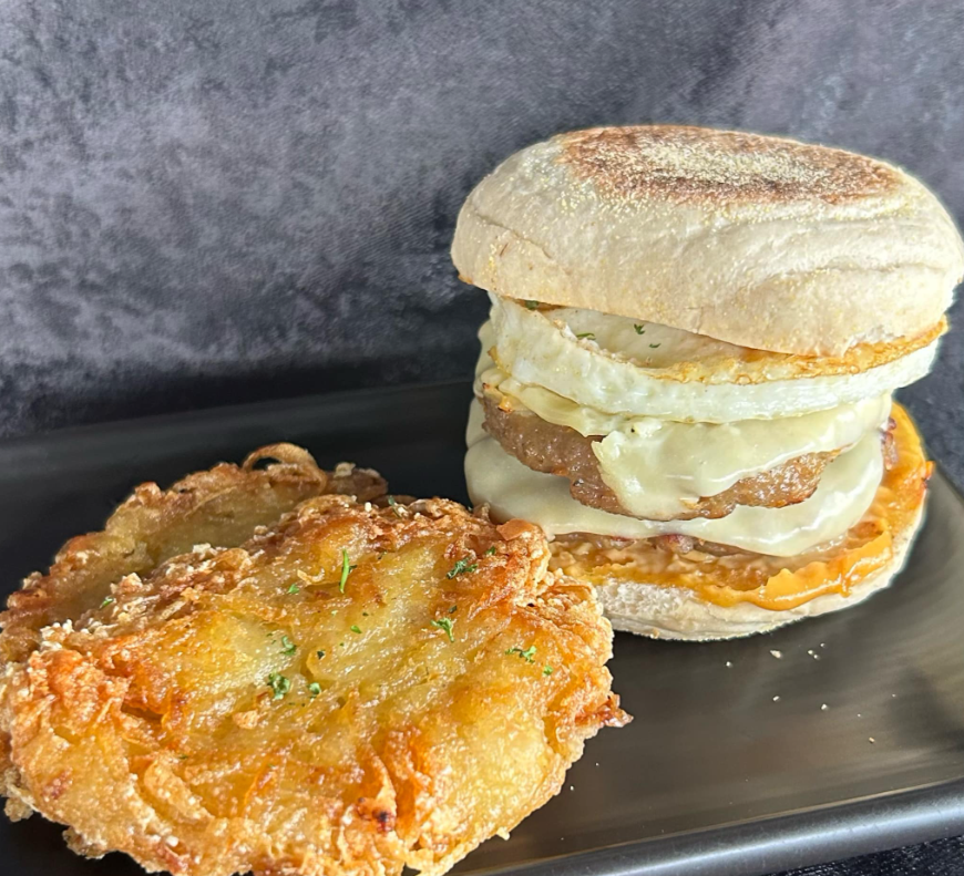 Double Sausage & Egg Muffin