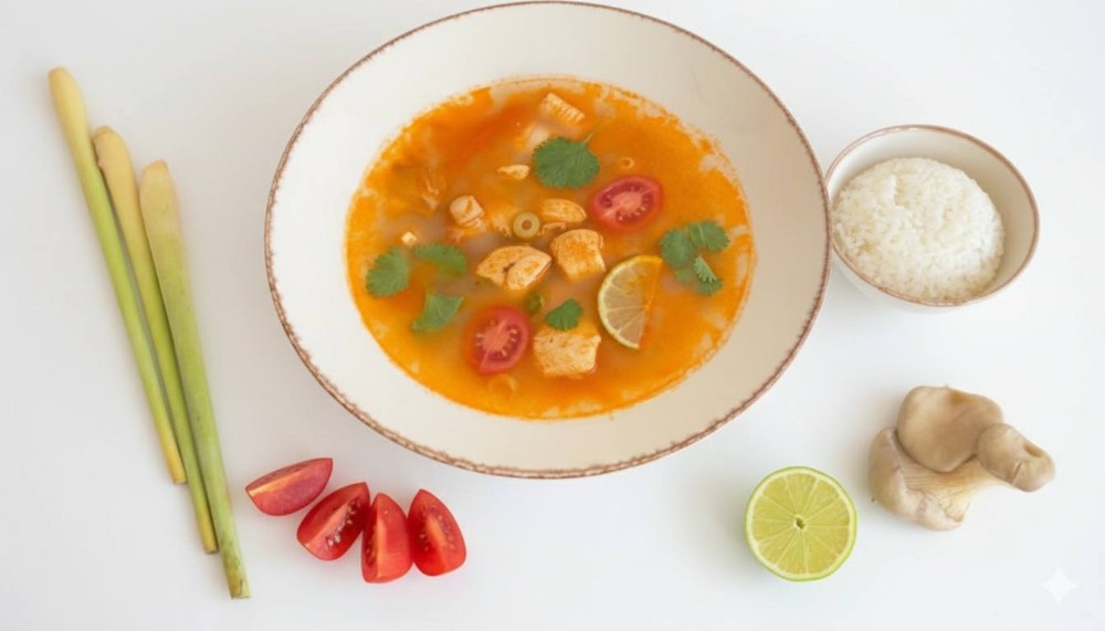 Tom Yum with chicken 350gr - Tavuklu Tom Yum YEMEKSEPETI