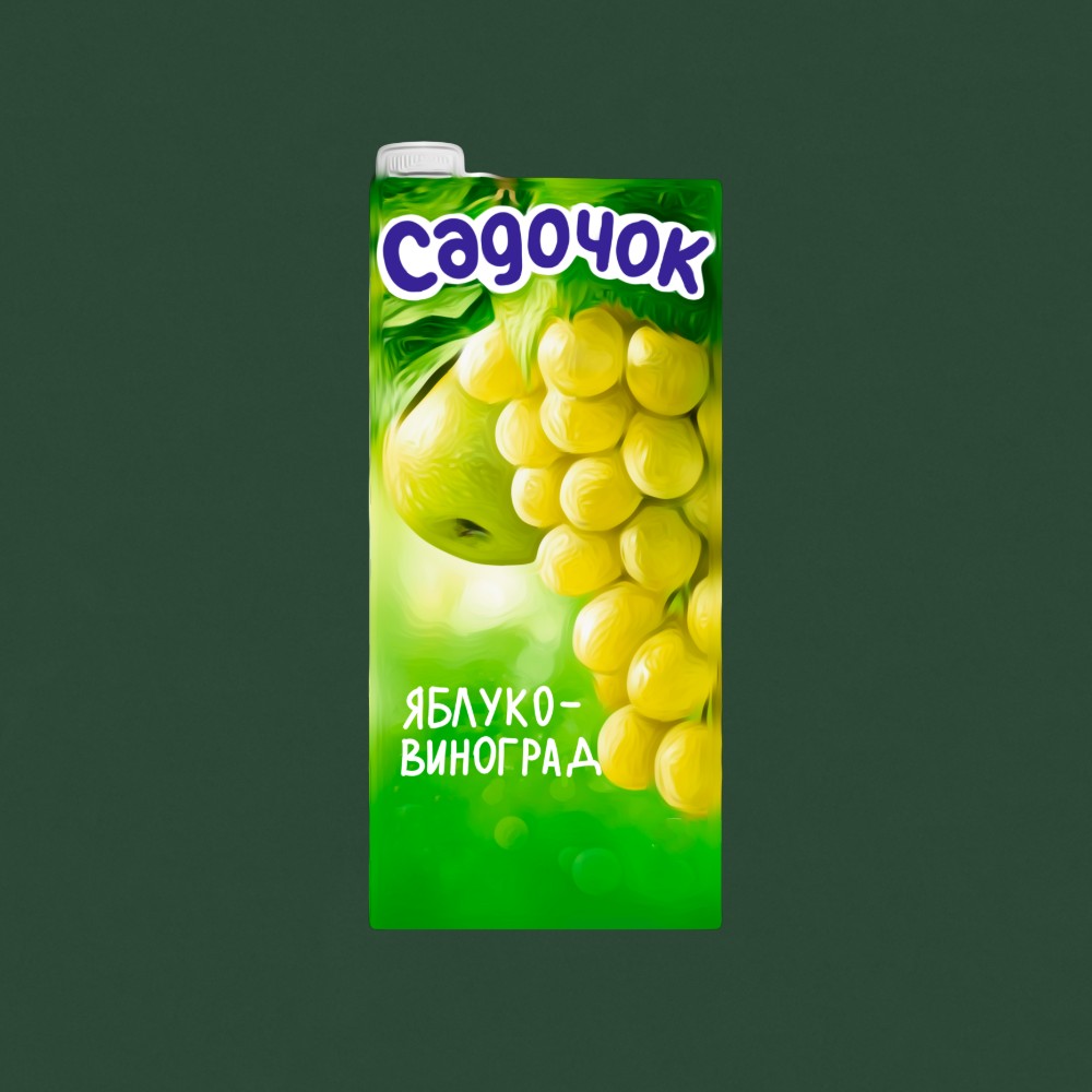 Сік Садочок Яблуко-виноград 0,95 л