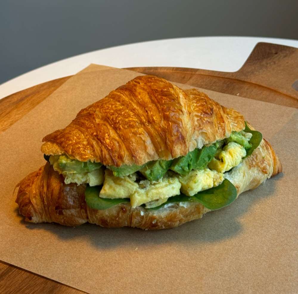 Avocado & Scrambled Egg Croissant