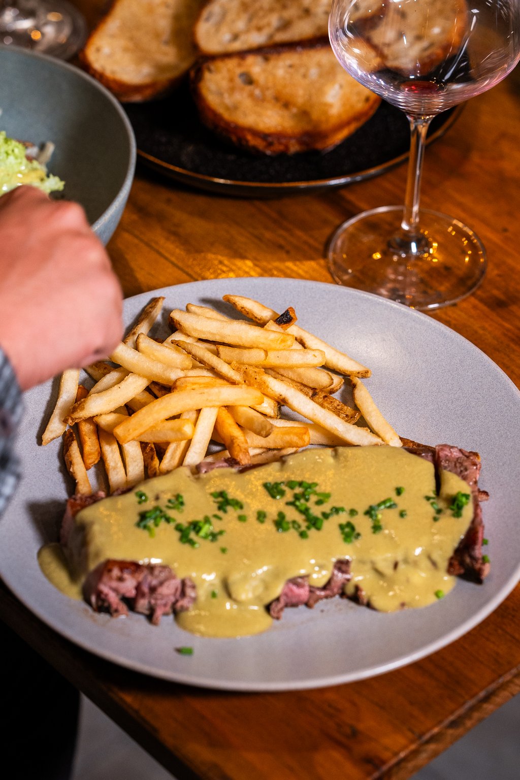 Steak et frites Café de Paris