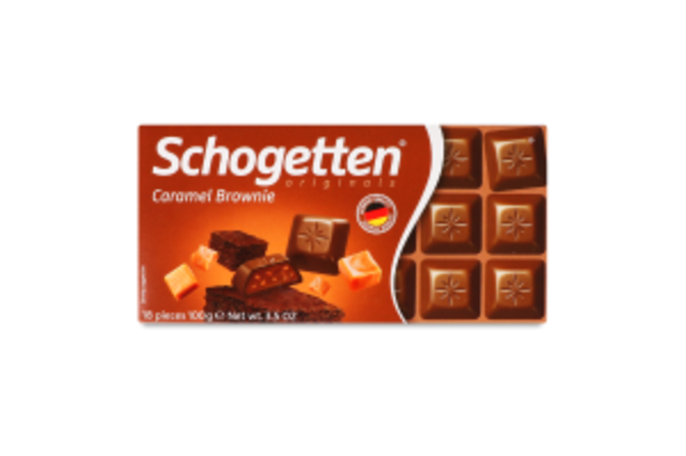 Шоколад schogetten caramel brownie