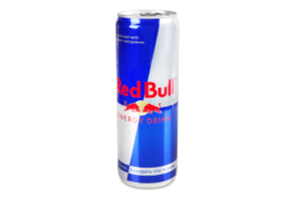 Напій енергетичний безалкогольний сильногазований з таурином Energy drink Red Bull з/б 473мл