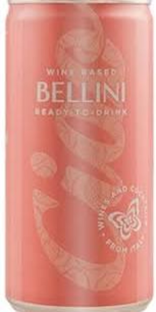 Винний напій аром. газований Bellini a basedvino Frizzante (біле сухе) ж/б 0,2 л