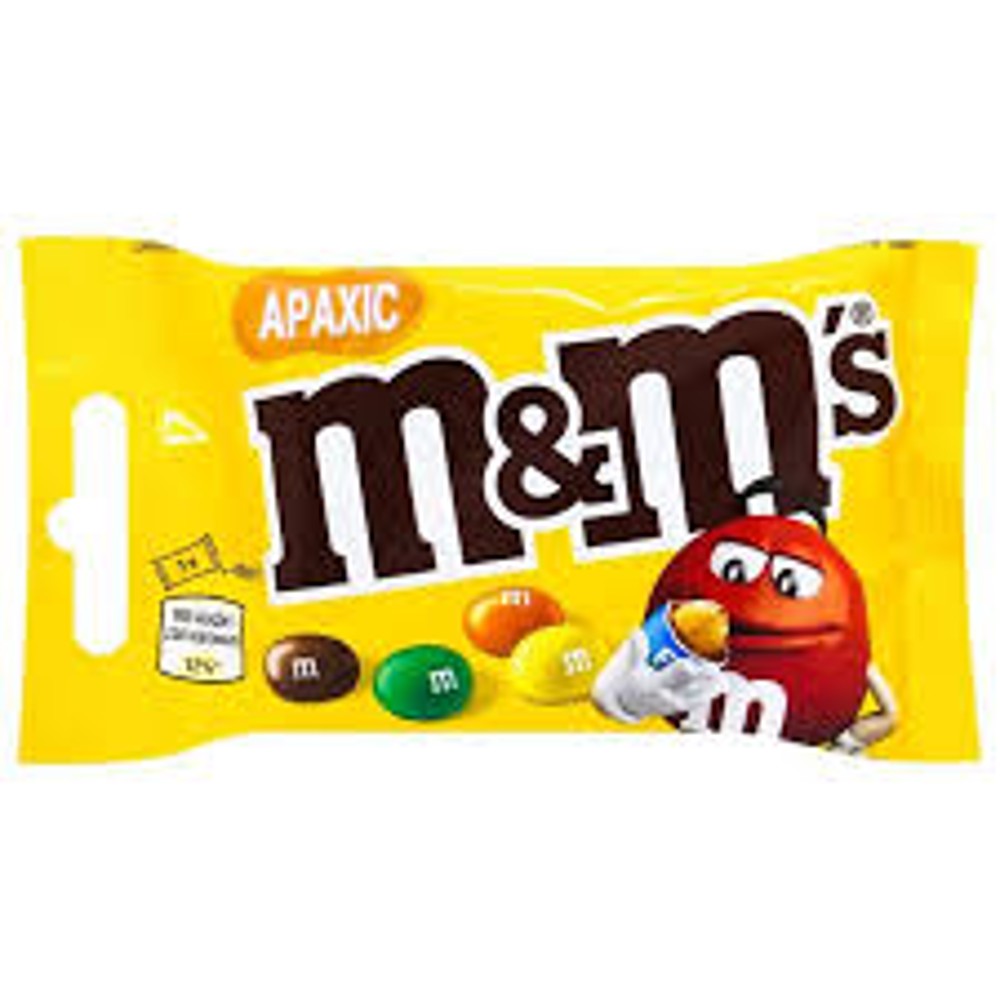 Дражже з молочнім шоколадом M&Ms 45 г жовтий