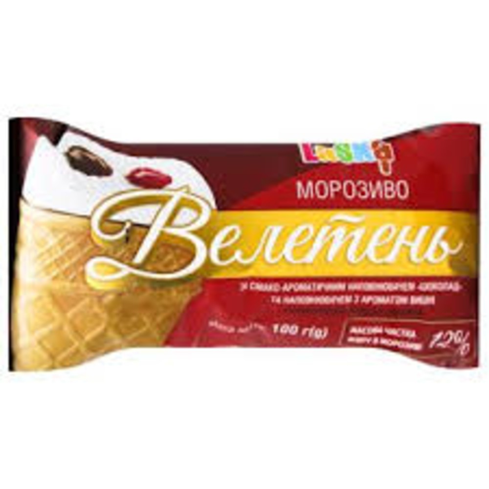 Морозиво Велетень зі смаком малини та манго