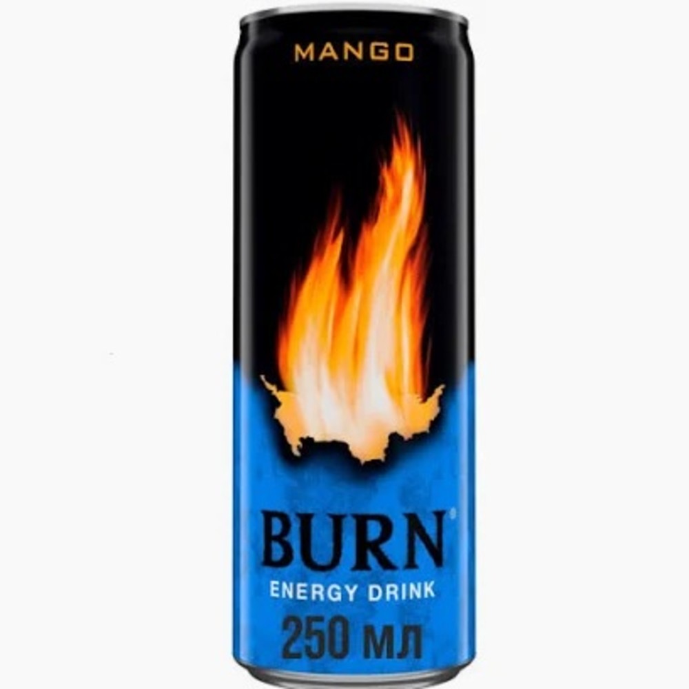 Енергетичний напій Burn манго 0.250 мл