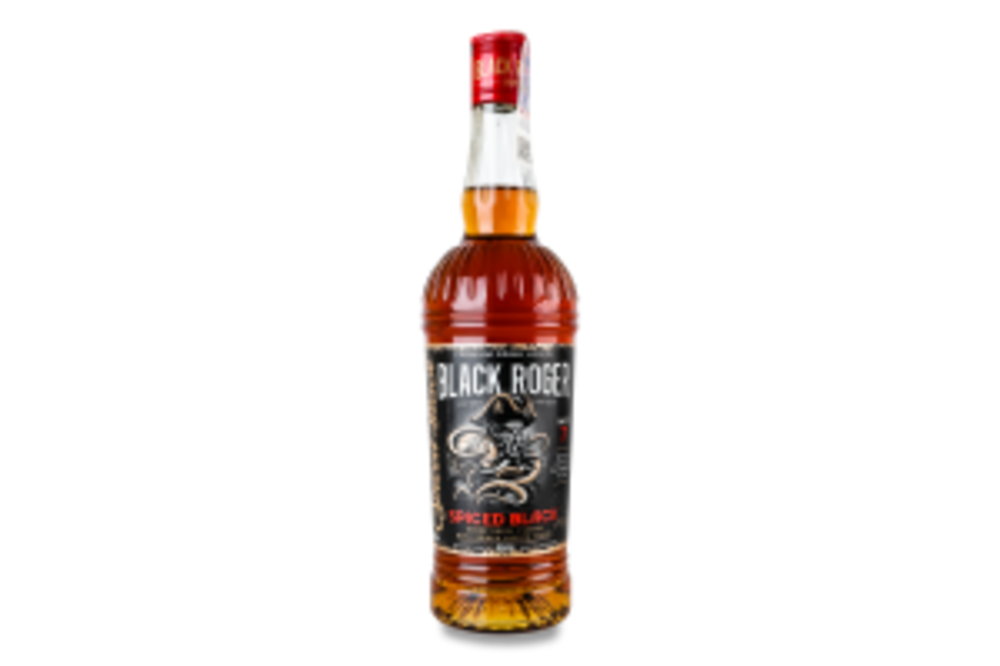 Напій спиртний 0.5л 35% з ромом Spiced Gold Black Roger пл