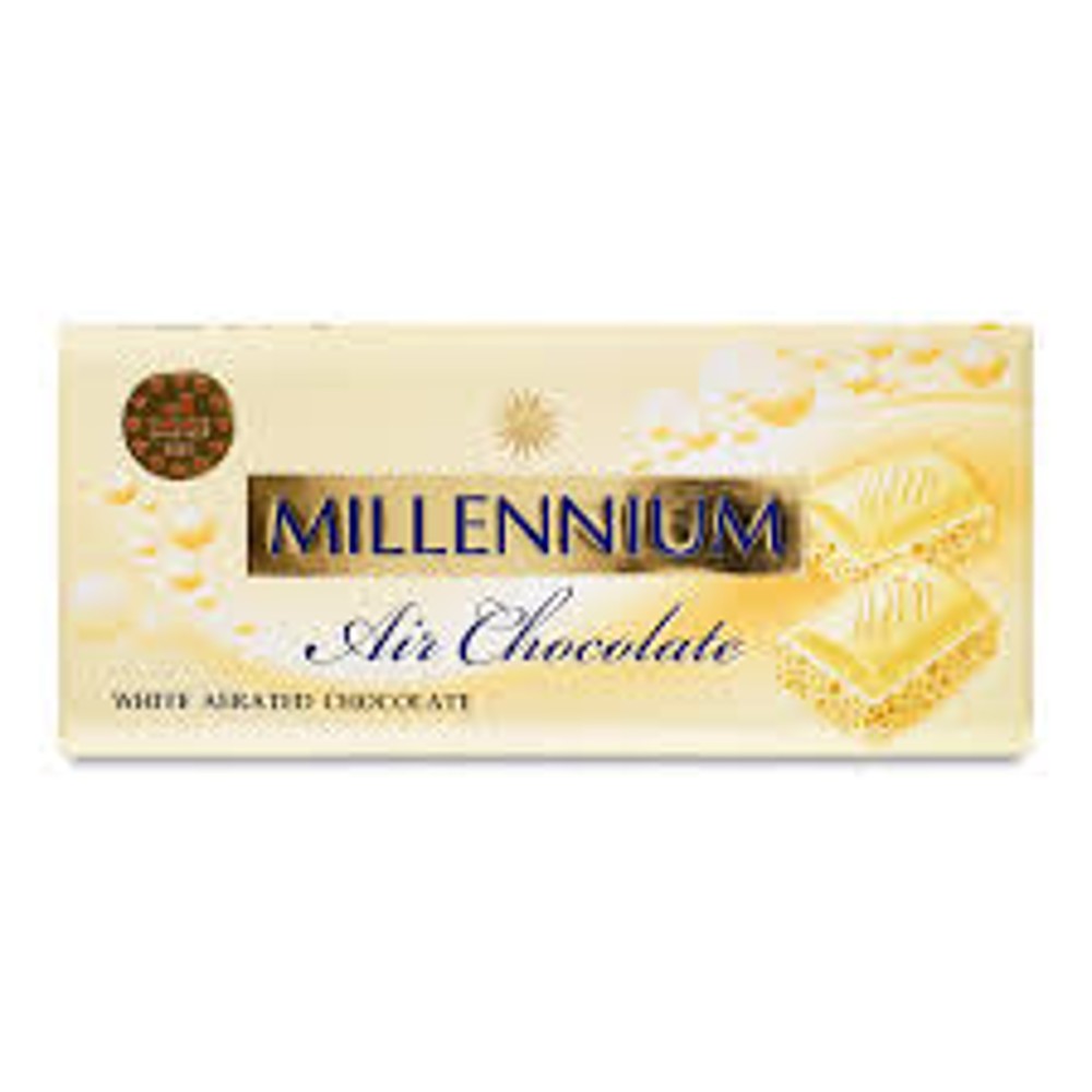 Шоколад Millennium білий пористий 85г