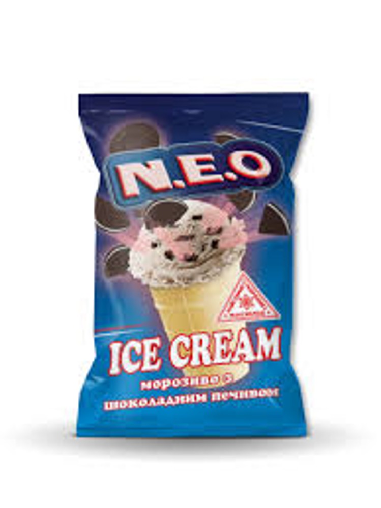 Морозиво ваф. ст. "Neo-Milk" з шок. печивом мол. гл. 90 г
