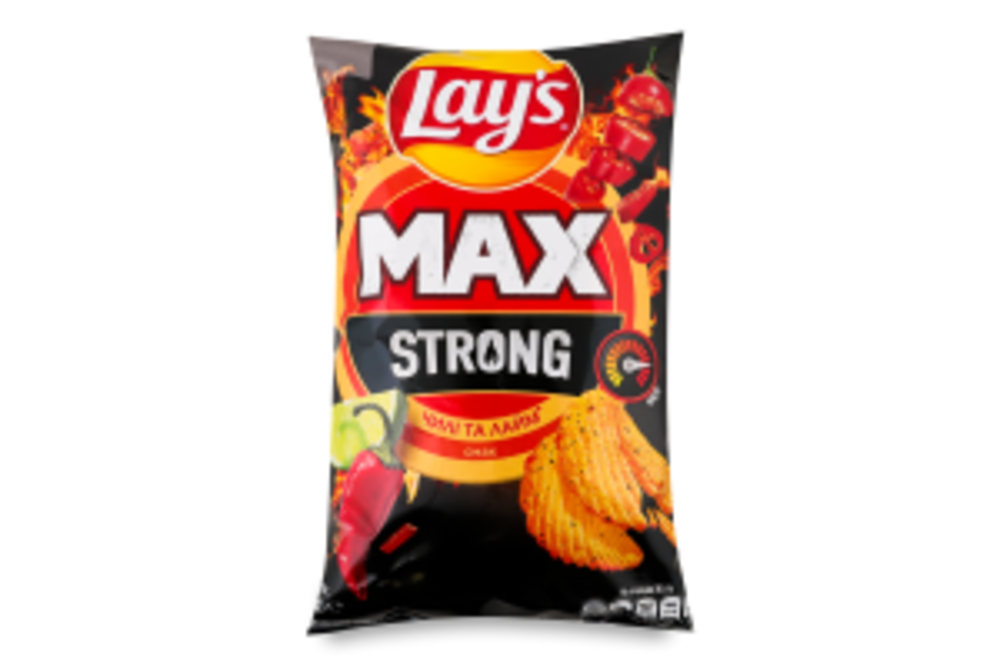 Чипси картопляні Чилі та лайм Strong Max Lay's м/у 60г
