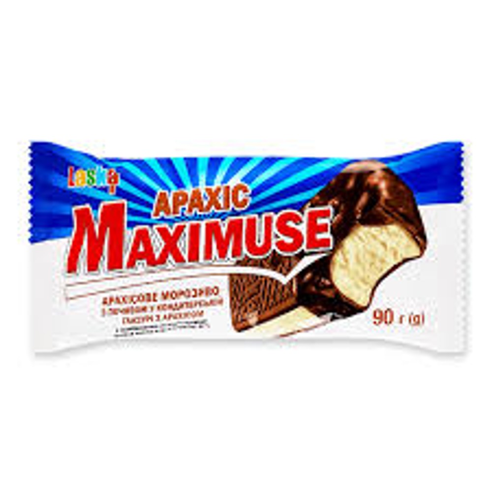 Морозиво Ескімо Maxumus арахіс з печивом 90г