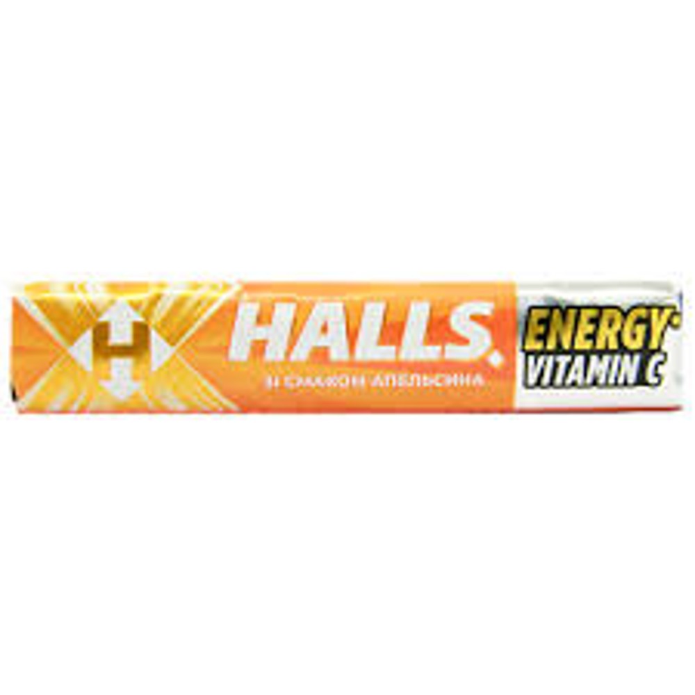Льодяники Halls Апельстн 25,2 г
