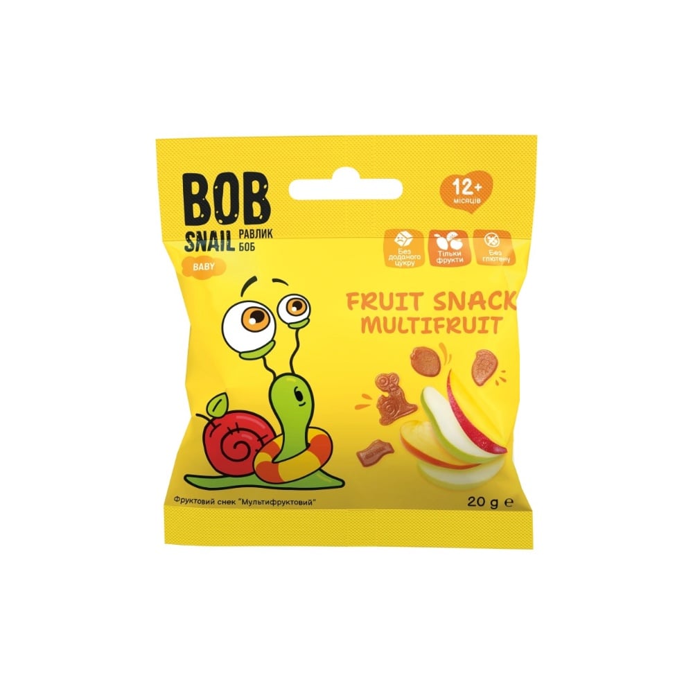 Bob Snail снеки фруктово-ягідні
