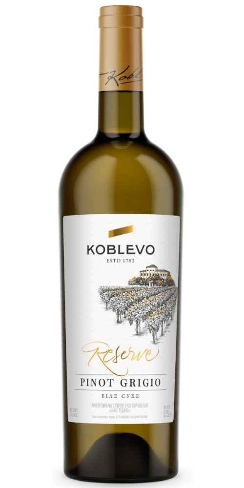 Коблево Pinot Grigio (сух.біле) (50мл)