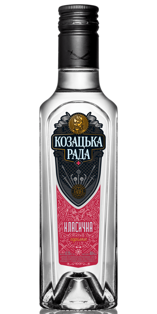 Горілка Козацька рада "Класична" 0,25л