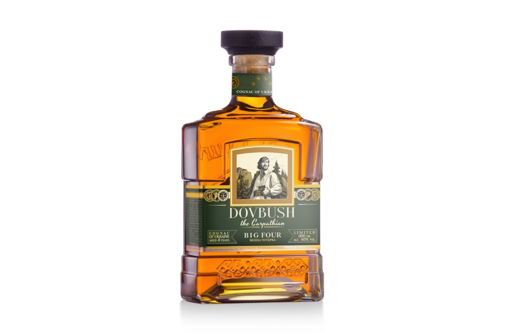 Бренді "ДОВБУШ" 4* (50мл)