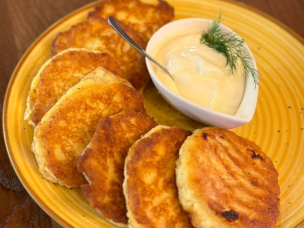 Деруни з м'ясом 