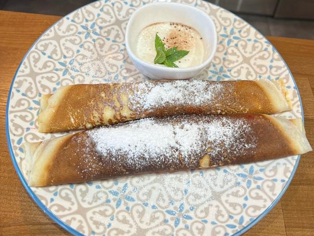 Млинці з сиром 