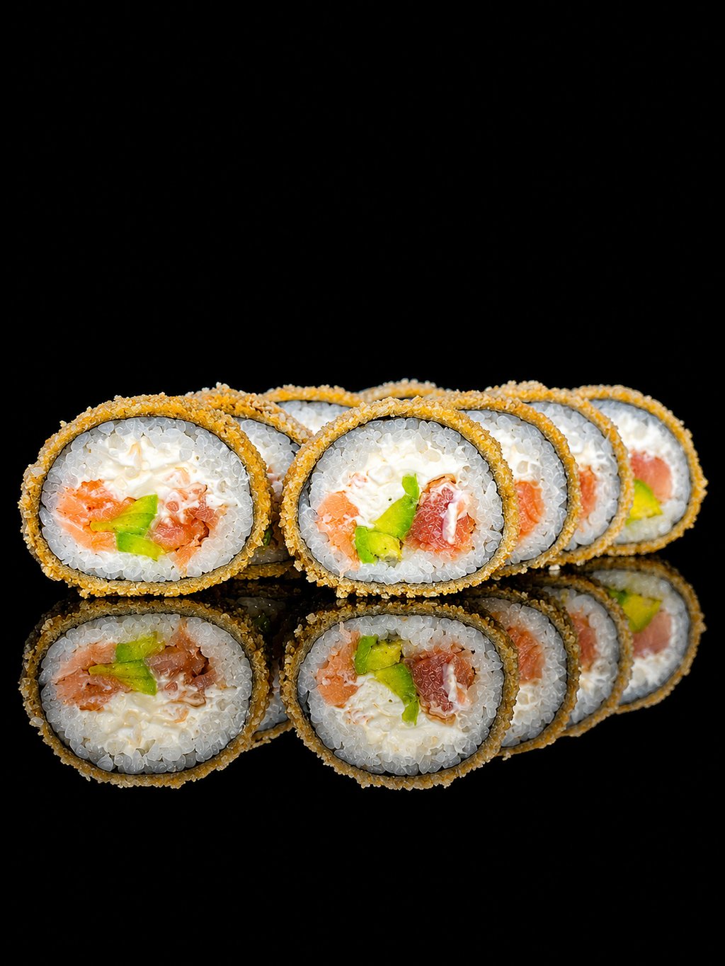 Hot roll з тунцем і лососем