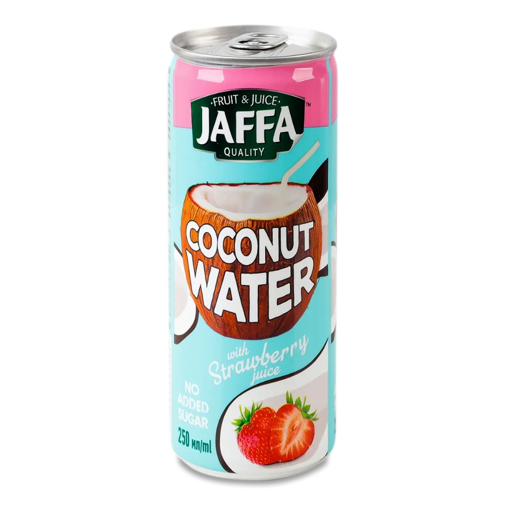 Кокосова вода з полуницею Jaffa 0,25