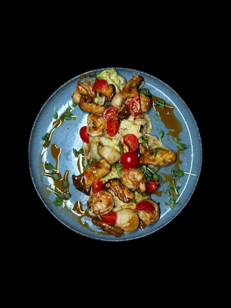 Салат з морепродуктами